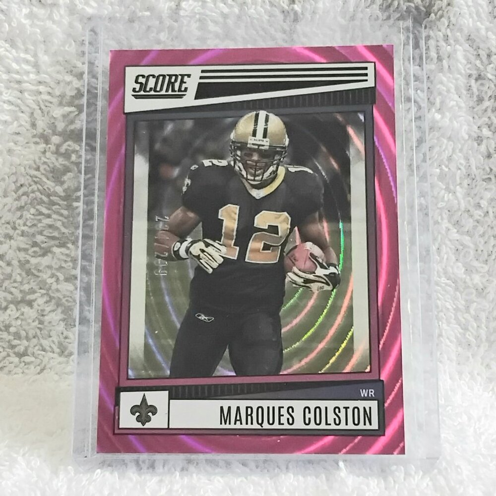 3/$25 Mint 2022 Score Marques Colston Ellipse L.P. 234/299 NFL Card 82!!